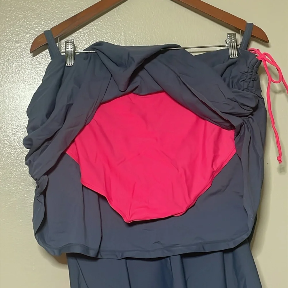 Pink Color Block Two Piece Swim XXXL - New without tags